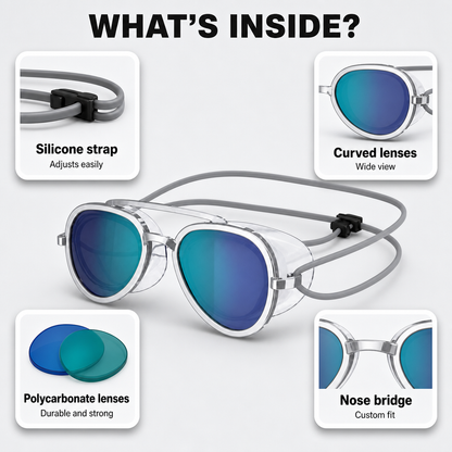 AquaView™ Stylish Goggles