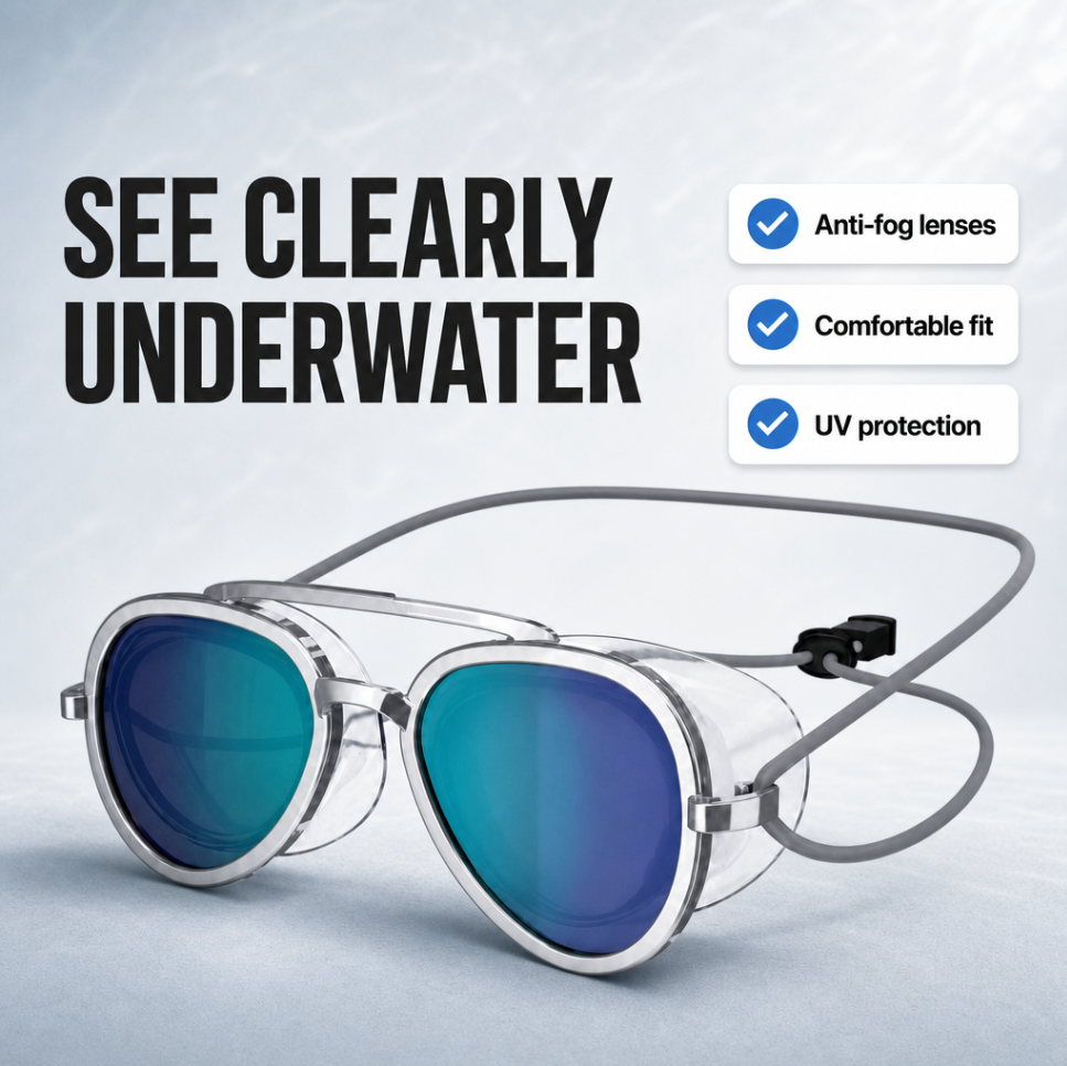 AquaView™ Stylish Goggles