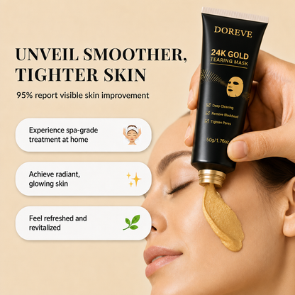 Doréve™ 24K Gold Tear-Off Mask
