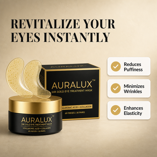 Auralux™ 24K Gold Eye Treatment Mask