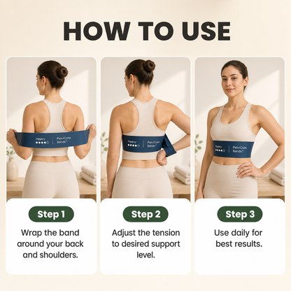 PostureFlex Bands™ by Avellaro shown in a test image, featuring flexible resistance bands for posture improvement and physical therapy.