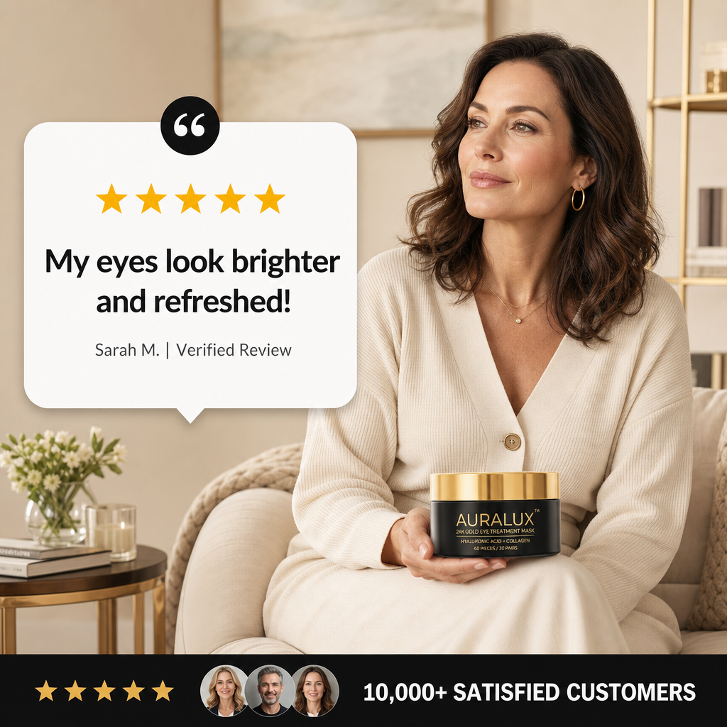 Auralux™ 24K Gold Eye Treatment Mask