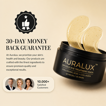 Auralux™ 24K Gold Eye Treatment Mask