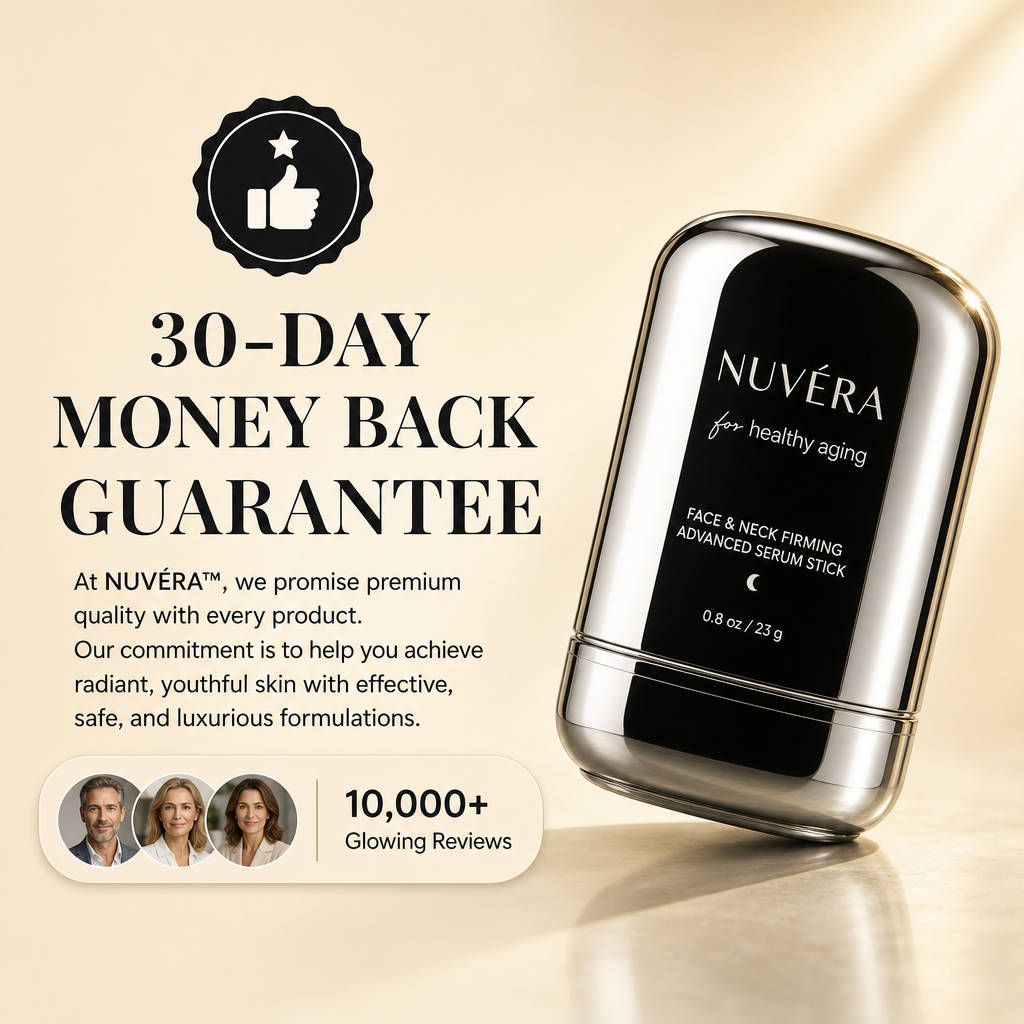 Avellaro NUVÉRA™ Anti-Aging & Wrinkle-Reducing Stick, test product image showing sleek packaging and applicator tip.