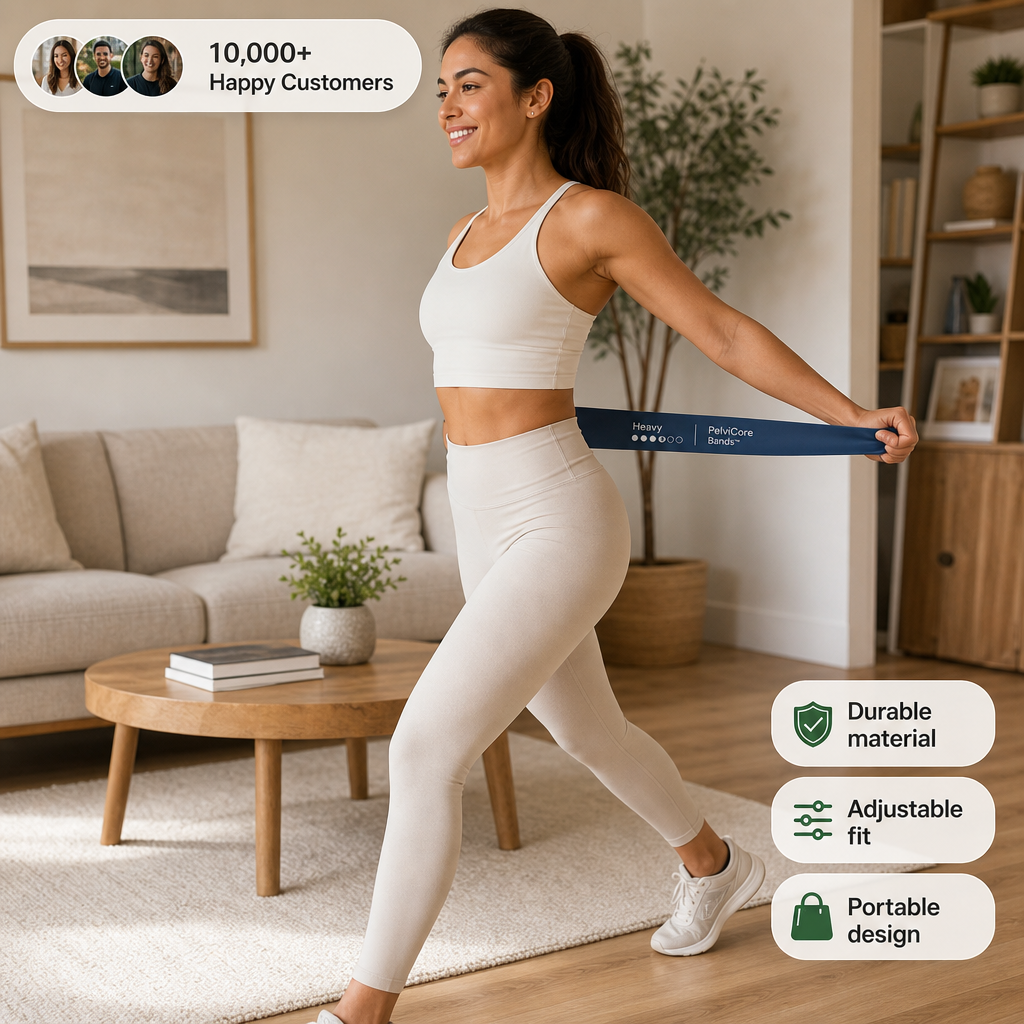 PostureFlex Bands™ by Avellaro shown in the image, featuring flexible resistance bands for posture improvement and fitness exercises.